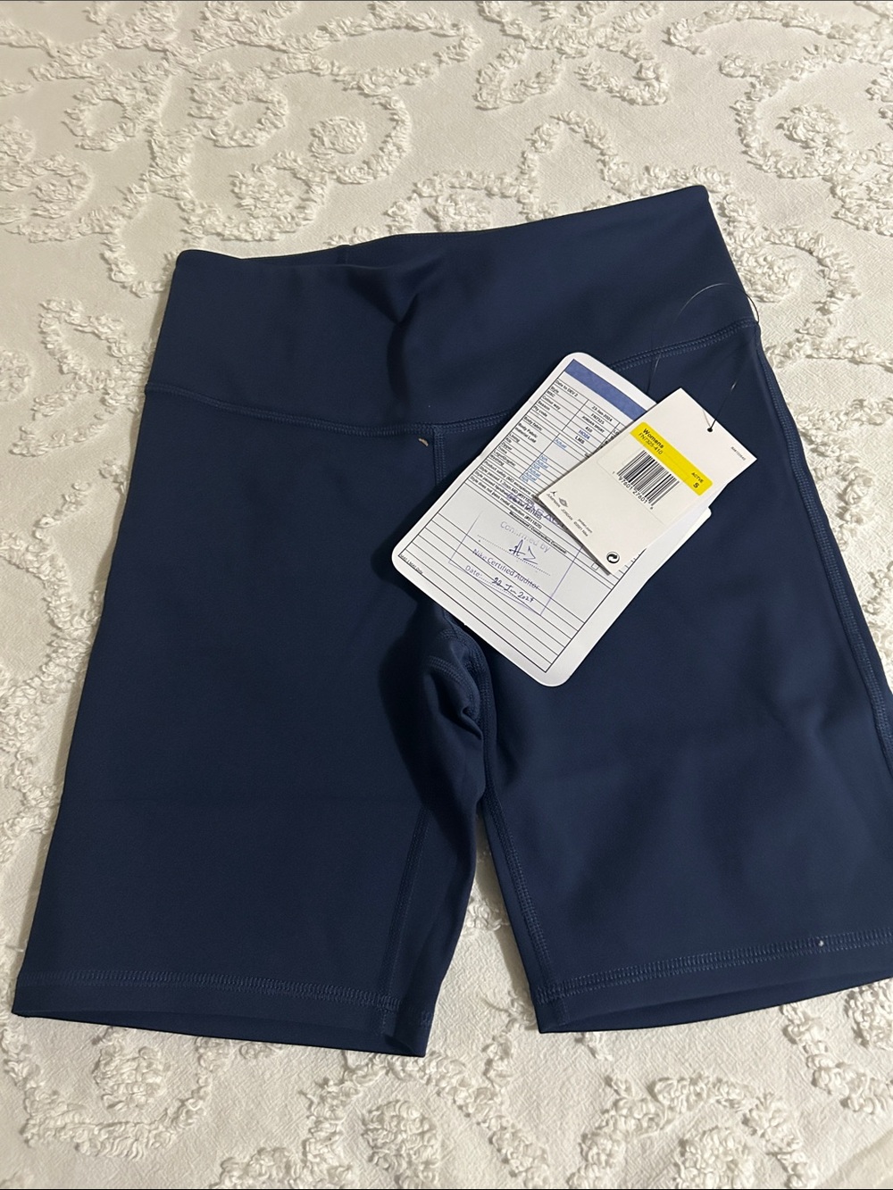 Jordan Women's Navy High-Waist Bike Shorts
